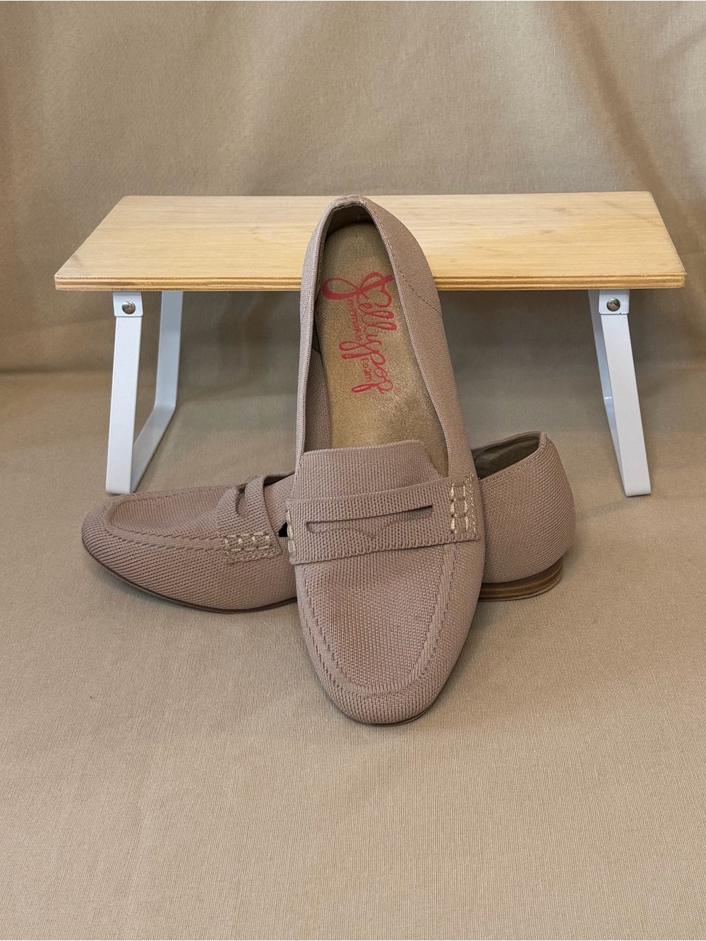 Jellypop Women's Blush Taupe Slip-On Loafers - Picture 3 of 4